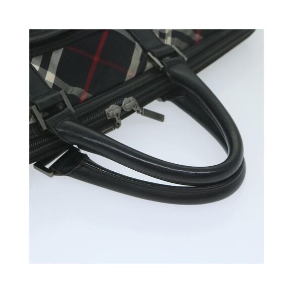 Pre Loved Burberry Nylon Briefcase Classic Model Women Black Handbags - Picture 7 of 8